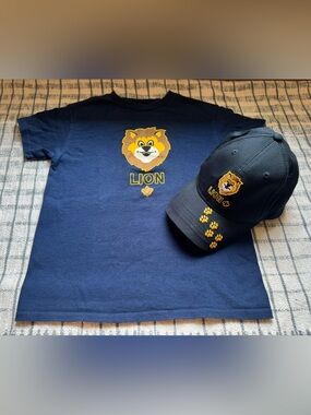 Cub Scouts Lion Uniform Shirt and Hat XS